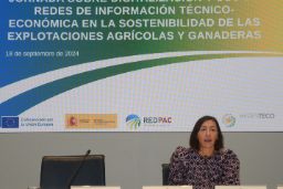 Hoy, en la inauguración de una jornada sobre digitalización y uso de redes de información técnico-económica  