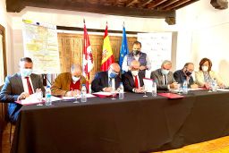 FIRMA DE CONVENIOS PARA FINANCIAR LAS OBRAS 