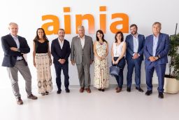 Hoy, en Paterna (Valencia), en un debate organizado por el centro tecnológico AINIA