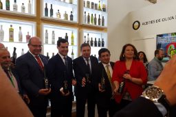 Hoy, en la inauguración de Expoliva (Jaén)