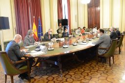 Hoy, en la sede del Ministerio 