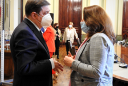 Hoy, en la sede del Ministerio