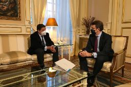 Encuentro con el presidente de la Xunta de Galicia
