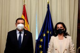 Hoy, en la sede del Ministerio 