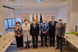 Hoy, en una visita al Instituto Maimónides de Investigación Biomédica de Córdoba