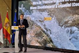 HOY, EN SU VISITA A LAS OBRAS DEL PROYECTO DE TRANSFORMACIÓN EN REGADÍO EN LA MARGEN IZQUIERDA DEL RÍO TAJO