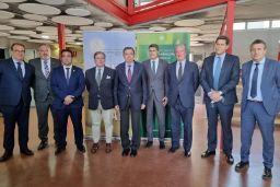 Hoy, en una visita a la zona de producción arrocera del Guadalquivir 