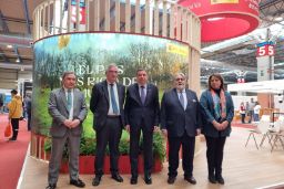 Hoy, en una visita a la Feria Internacional de Producción Animal de Zaragoza  