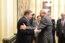 Hoy, en una reunión con Cooperativas Agro-alimentarias de España