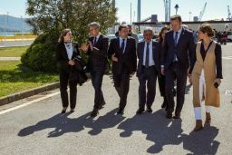 Hoy, en una visita a Santander