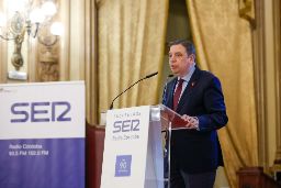 Hoy, en un desayuno informativo de la Cadena SER en Córdoba