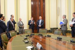 En una reunión mantenida hoy en la sede del ministerio 