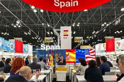 Hoy, en su visita a la feria Summer Fancy Food, en Nueva York