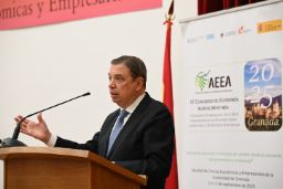 Hoy, en la inauguración del XV Congreso de Economía Agroalimentaria