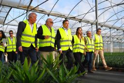 Hoy, durante una visita a zonas afectadas en Valencia 