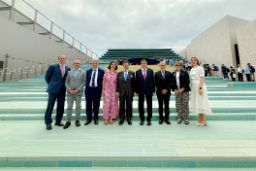 En su visita a la Expo de Osaka en Japón