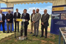 Hoy, en una visita a las obras de la colectividad de regantes de Pozo Alcón e Hinojares (Jaén)
	