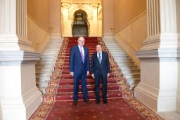 Hoy, tras la reunión mantenida con el comisario europeo de Agricultura y Desarrollo Rural, Phil Hogan 