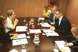 Hoy, en la sede de de la Secretaría General de Pesca 