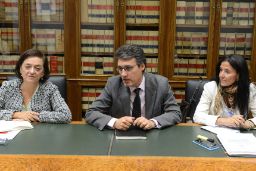 Hoy, en la sede del Ministerio 