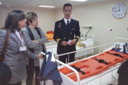 LA CAMPAÑA DE PRESENTACIÓN DEL BUQUE SE HA INICIADO EN EL PUERTO DE VIGO