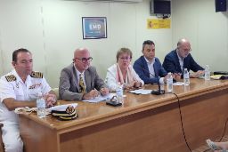 HOY, EN LA INAUGURACIÓN DE LAS ACTIVIDADES DEL BUQUE ESCUELA DE COOPERACIÓN PESQUERA INTERMARES, EN EL PUERTO DE ALICANTE 

