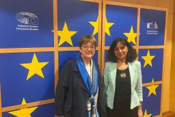 Hoy, en la Oficina de la Representación de la UE en Barcelona