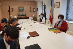 Hoy, en la sede de la Secretaría General de Pesca   