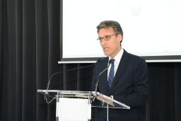 Hoy, en la clausura de la asamblea de la Federación Española del Vino 