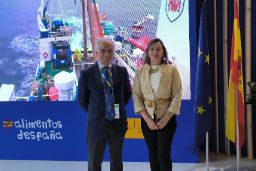 Hoy, durante su visita a Seefood Expo Global, en Barcelona