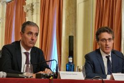 Hoy, en la clausura de la 45ª Asamblea General de la Asociación Nacional de Empresas de Aguas de Bebida Envasadas (Aneabe) 