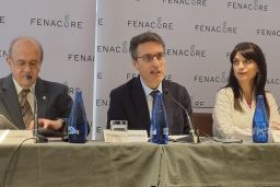 Hoy, en la clausura de la XXI jornada técnica de la Federación Nacional de Comunidades de Regantes (Fenacore) 
