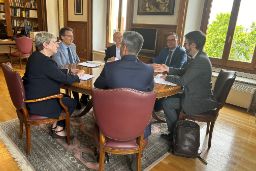 Hoy, en la sede del ministerio