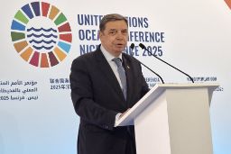 Hoy, en la III Conferencia de los Océanos de Naciones Unidas en Niza