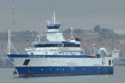 A bordo del buque Vizconde de Eza