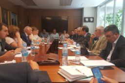 Hoy, en la sede del Ministerio 