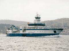 A bordo del buque Vizconde de Eza,