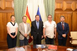 Hoy, en la sede del Ministerio 