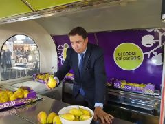 Hoy, en la clausura de la Feria Agraria de Sant Miquel y Eurofruit 2018, en Lleida