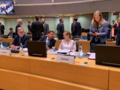 Hoy, en el Consejo de Ministros de Agricultura de la UE celebrado en Bruselas

