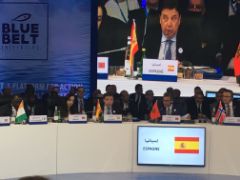 HOY, EN LA CONFERENCIA DE ALTO NIVEL SOBRE LA “INICIATIVA CINTURÓN AZUL” QUE SE HA CELEBRADO EN AGADIR (MARRUECOS) 