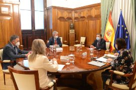 Hoy, en la sede del Ministerio 