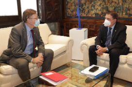 HOY, EN LA SEDE DE LA PRESIDENCIA DE LA GENERALITAT 	