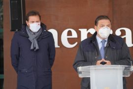 HOY, DURANTE LA VISITA A MERCAOLID, EN VALLADOLID