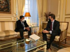Encuentro con el presidente de la Xunta de Galicia