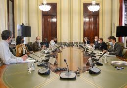 Hoy, en la sede del Ministerio de Agricultura, Pesca y Alimentación