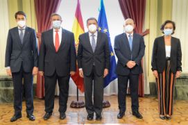 Hoy, en la sede del ministerio