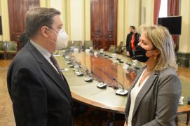 HOY, EN LA SEDE DEL MINISTERIO 