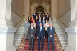 HOY, EN EL ACTO DE BIENVENIDA A LOS FUNCIONARIOS DE NUEVO INGRESO