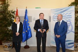 En la inauguración de la XI Asamblea de la Federación Nacional de Cofradías de Pescadores